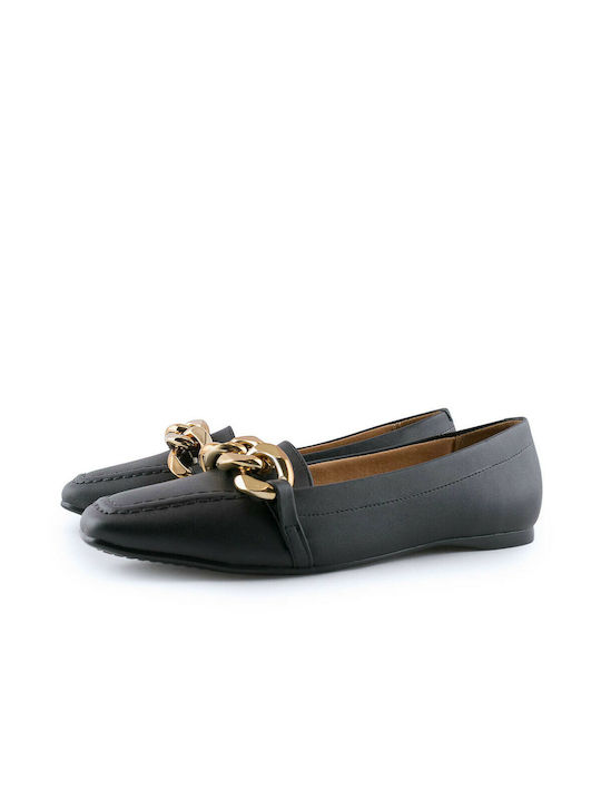 Vizzano Women's Loafers in Black Color