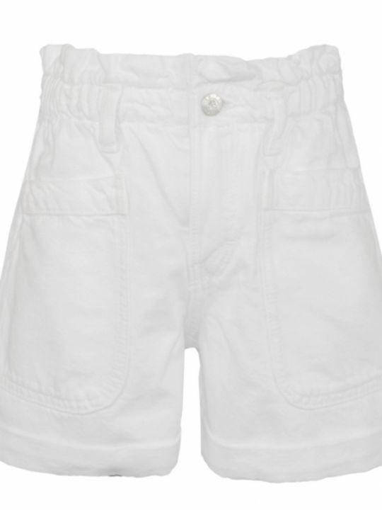 Kinder-Shorts/Bermudas Stoff Weiß