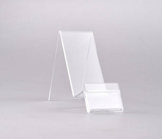 Plexi Desk Stand for Mobile Phone in Transparent Colour