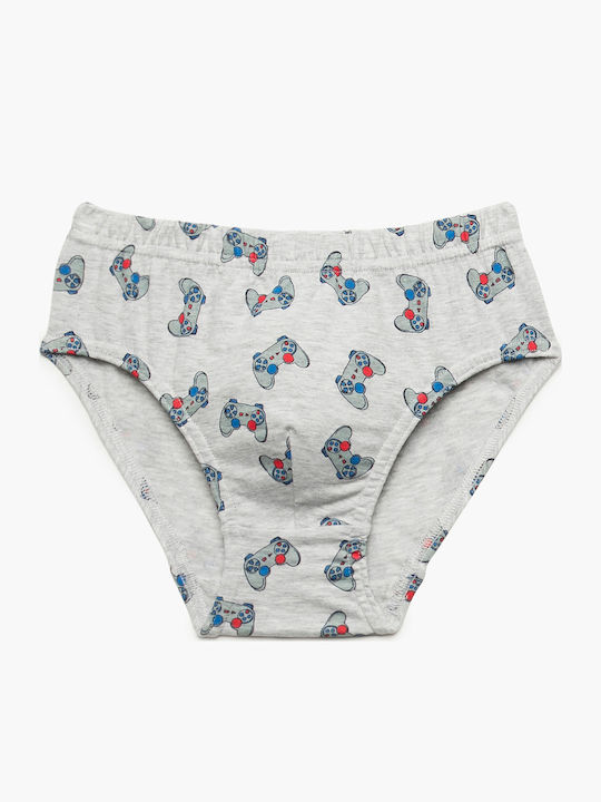 Minerva Level Up Kids' Set with Briefs Blue 3pcs