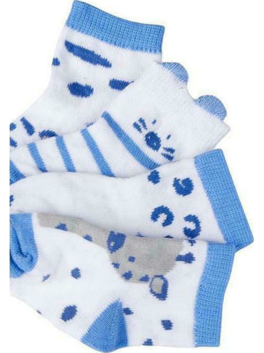 Mayoral Kids' Socks Knee-High Ecofriends Light Blue 4 Pairs