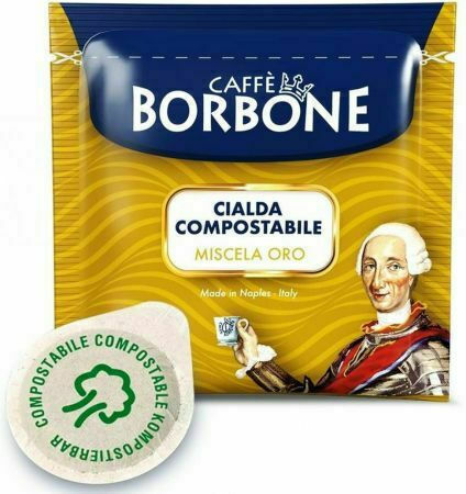 Caffe Borbone Kapseln Espresso Oro Kompatibel mit Maschine E.S.E. Pod 50Mützen