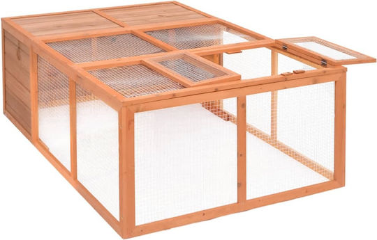 vidaXL 171452 Wooden Cage for Rabbits 150x100x50cm