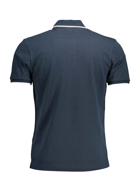 La Martina Ανδρικό T-shirt Polo Navy Μπλε