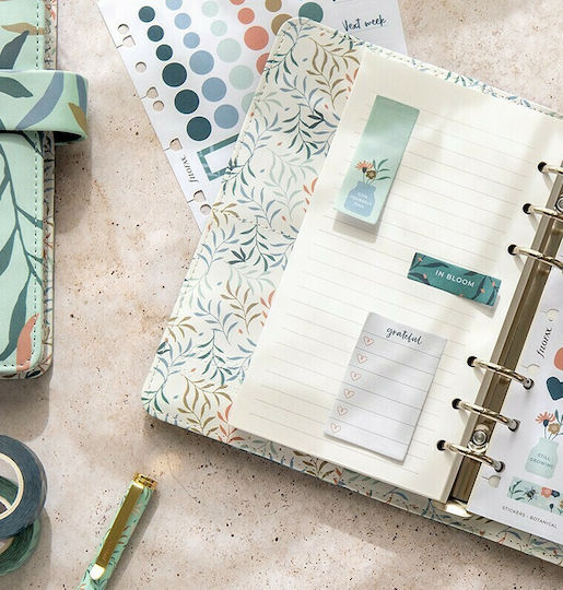 Filofax Αυτοκόλλητα Χαρτάκια Σημειώσεων Organiser Botanical