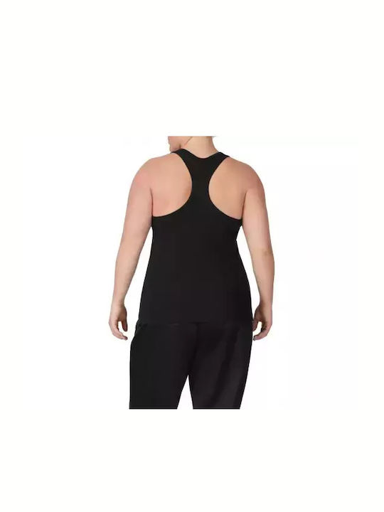 Fila Damen Sportlich Baumwolle Bluse Ärmellos Schwarz