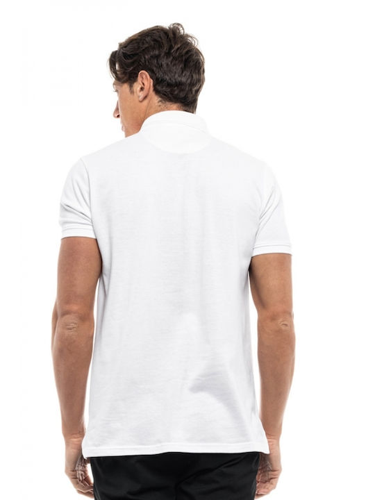 Splendid Men's Short Sleeve Blouse Polo White