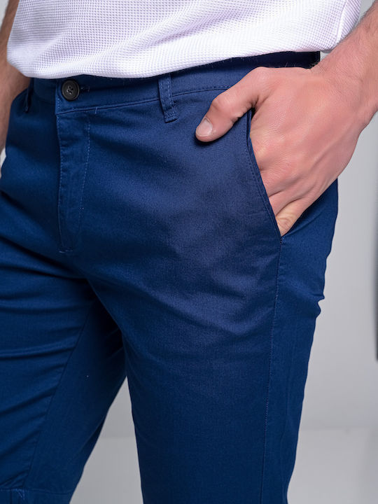 Herrenshorts Chino Blau