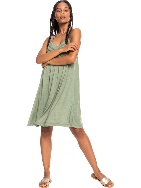 Rare Feeling Summer Midi Dress Khaki