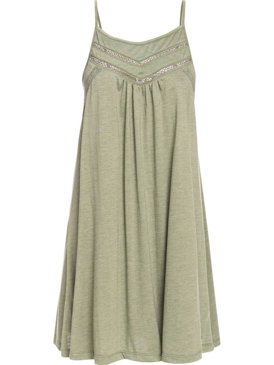Rare Feeling Summer Midi Dress Khaki