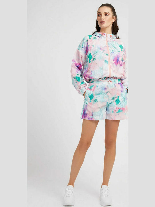 Women's High-waisted Shorts Turquoise