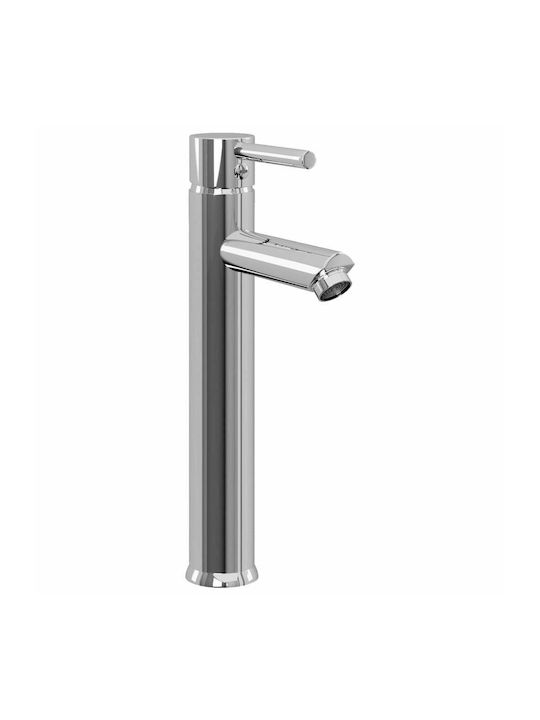vidaXL Countertop Sink Glass 42x42x14cm Gold
