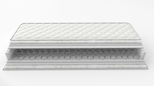Greco Strom Moon Μονό Ορθοπεδικό Στρώμα Διπλής Όψης 100x200x19cm με Ελατήρια