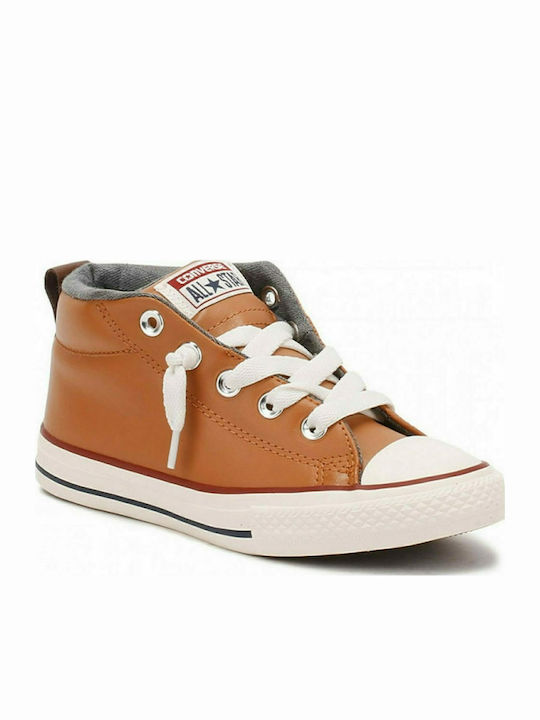 CHUCK TAYLOR ALL STAR STREET Παιδικά Sneakers High Καφέ
