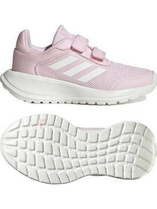 Tensaur Tensaur Run 2.0 CF K Kids Sports Shoes Running with Hoop & Loop Closure Clear Pink / Core White