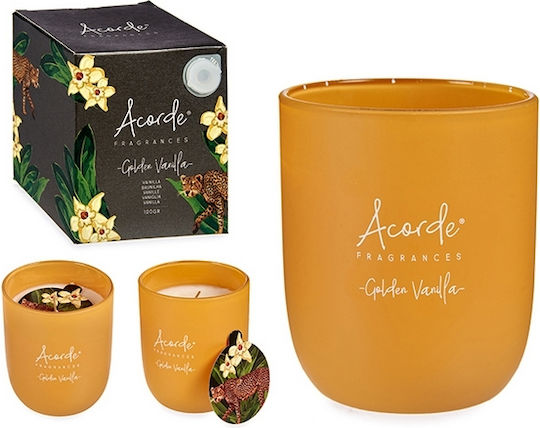 BigBuy Aromatische Kerze in Glas Golden Vanilla