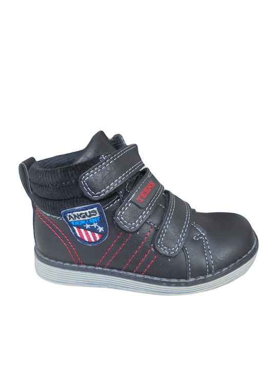 Ghete Copii cu Velcro Negre