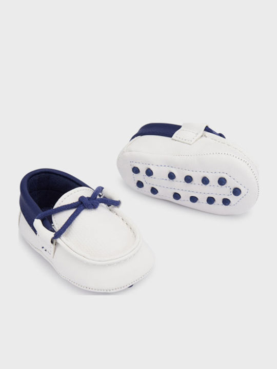 Mayoral Baby Moccasins White