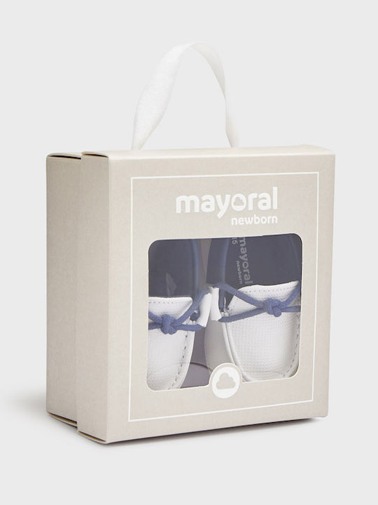 Mayoral Baby Moccasins White