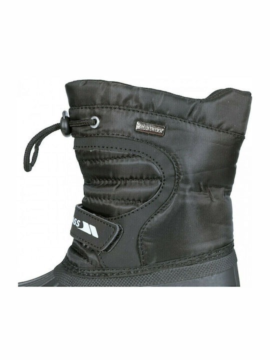 Dodo Kids Snow Boots with Laces Black