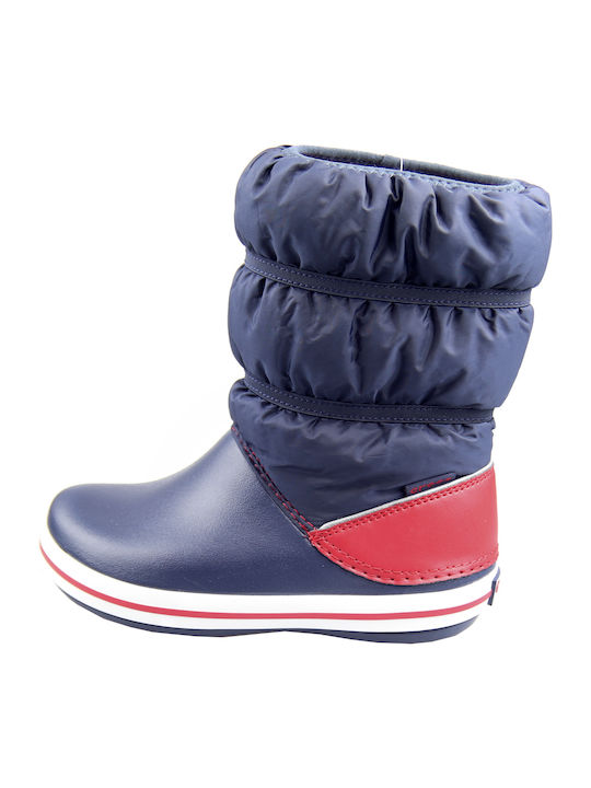 Puff Anatomische Kinder-Schneestiefel Marineblau