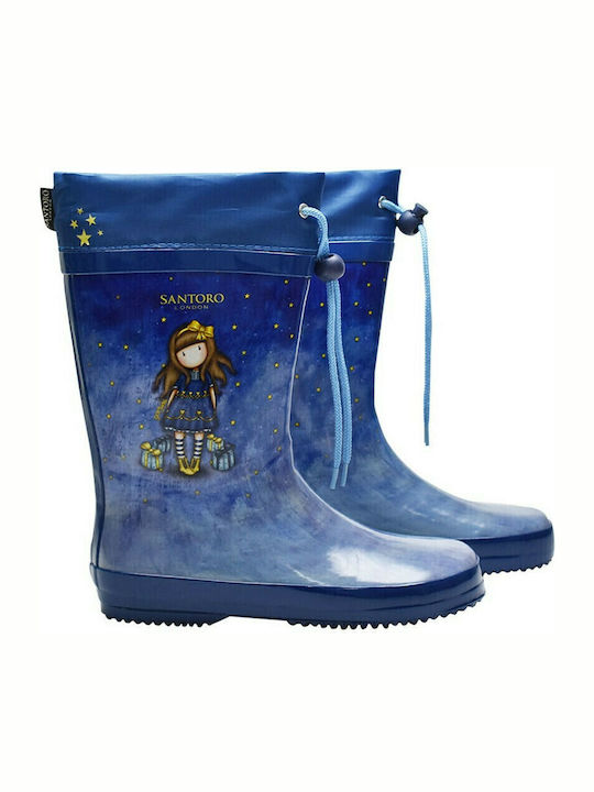 Kids Wellies Gorjuss Just Because Blue