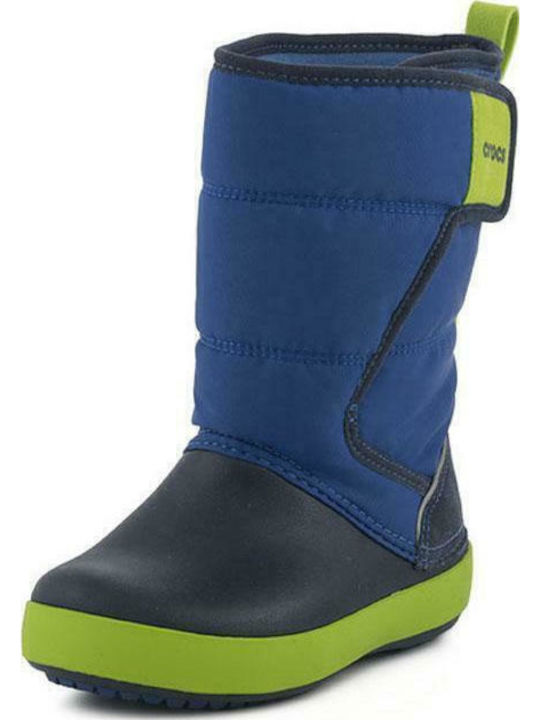 Lodgepoint Cizme de Zăpadă Copii cu Velcro Albastru