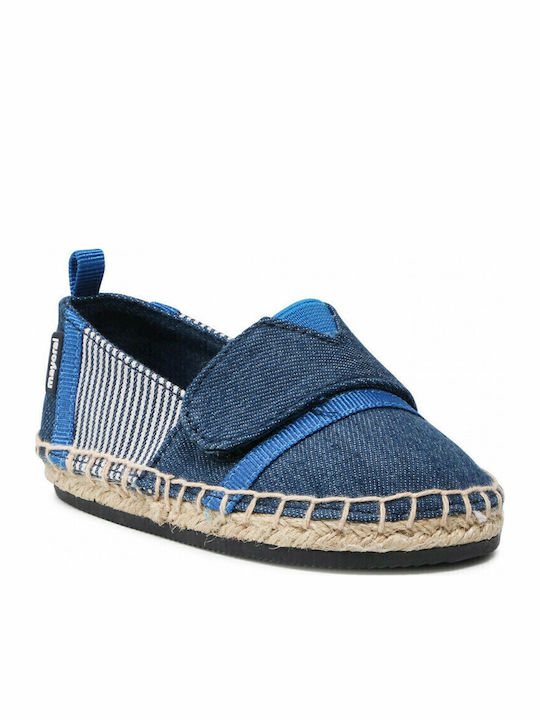 Kids Espradrilles with Hoop & Loop Closure Blue