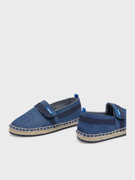 Kids Espradrilles with Hoop & Loop Closure Blue