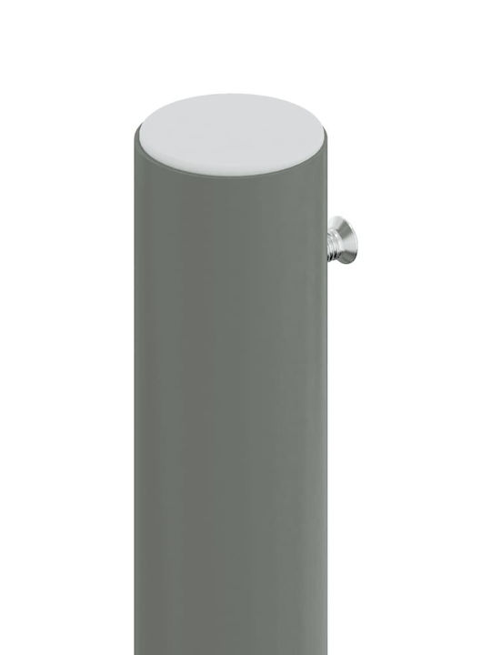 vidaXL Garden Sideway Sunshade Roller Red 1.6x12cm