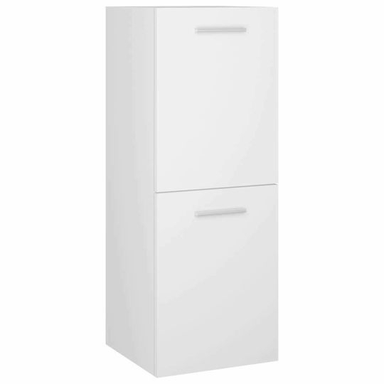 vidaXL Waschtisch ohne Waschbecken mit Spiegel L41xB38.5xH46cm und Säule Weiß