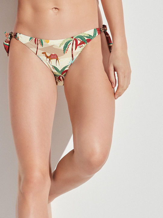 Set Bikini με Ελαφριά Ενίσχυση Floral