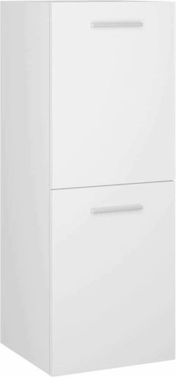 vidaXL Waschtisch ohne Waschbecken mit Spiegel L41xB38.5xH46cm Weiß