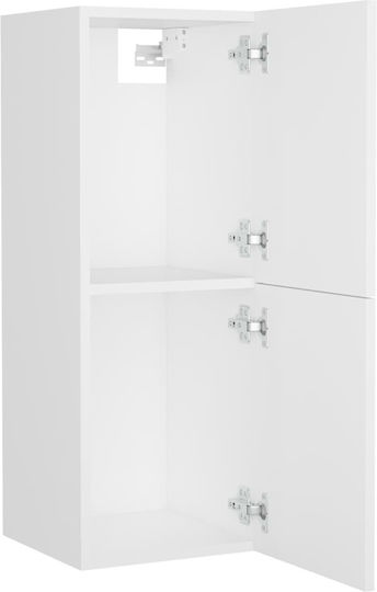 vidaXL Waschtisch ohne Waschbecken mit Spiegel L41xB38.5xH46cm Weiß