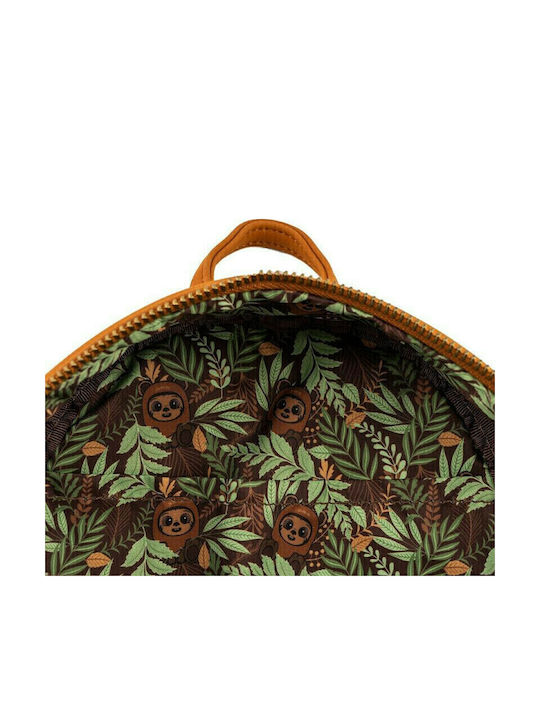 Loungefly Παιδική Τσάντα Πλάτης Καφέ 22.5x11.25x25εκ. Star Wars Wicket Footsie Cosplay Mini