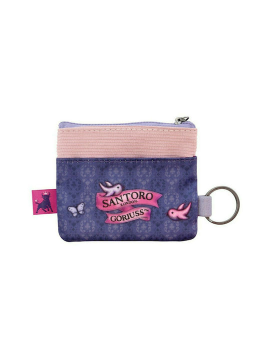 Santoro Kids' Wallet Coin with Zipper & Keychain for Girl 899GJ06