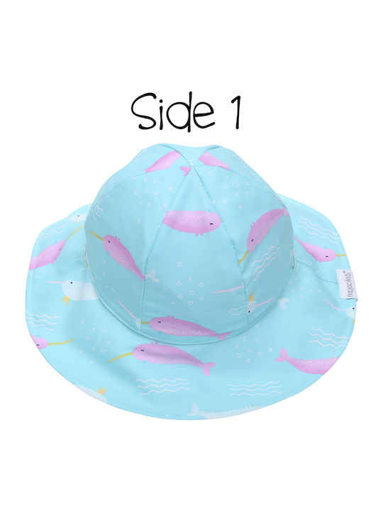 Flapjackkids Kids' Hat Bucket Fabric Sunscreen Light Blue