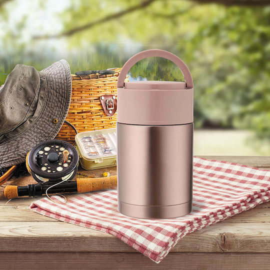 Maestro Inox Lunch Box Thermo Pink 600ml