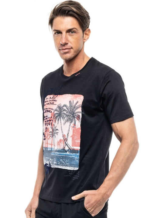 T-shirt Μαύρο