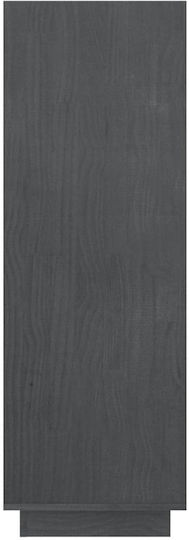 Bibliothek Grau 80x35x103cm