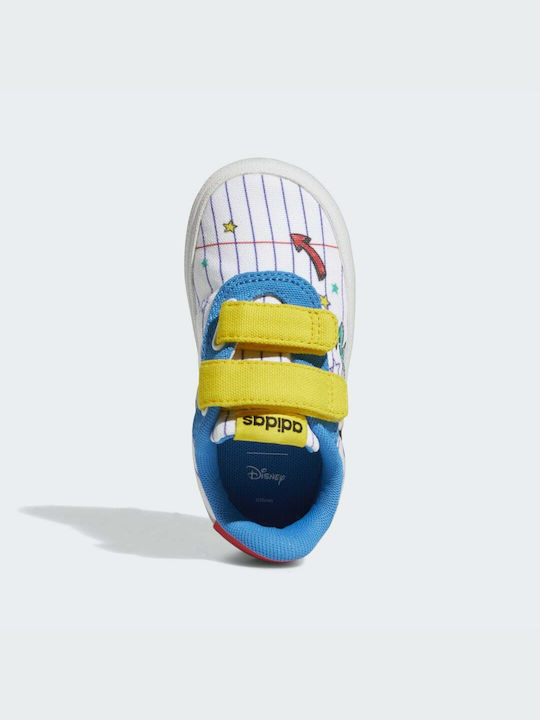 Kids Sneakers with Scratch Cloud White / Yellow / Bright Blue