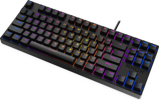 Krux Atax Pro RGB Gaming Mechanical Keyboard Tenkeyless with Outemu Red switches and RGB lighting (English US)