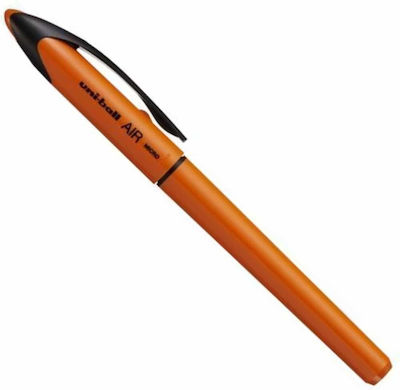 Uni-Ball Στυλό Rollerball 0.5mm με Μπλε Mελάνι Air Micro UBA-188EL-M Πορτοκαλί