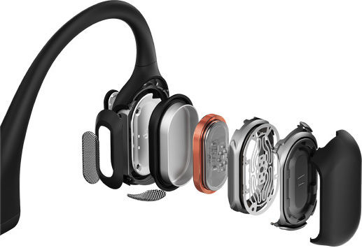 Shokz OpenRun Pro Bone Conduction Bluetooth Handsfree Earphones with Sweat Resistance Black