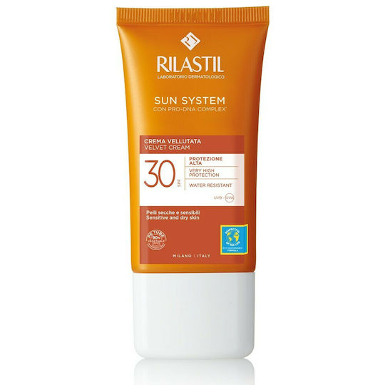 Rilastil Sun System Velvet Cream Sunscreen Cream Face SPF30 50ml