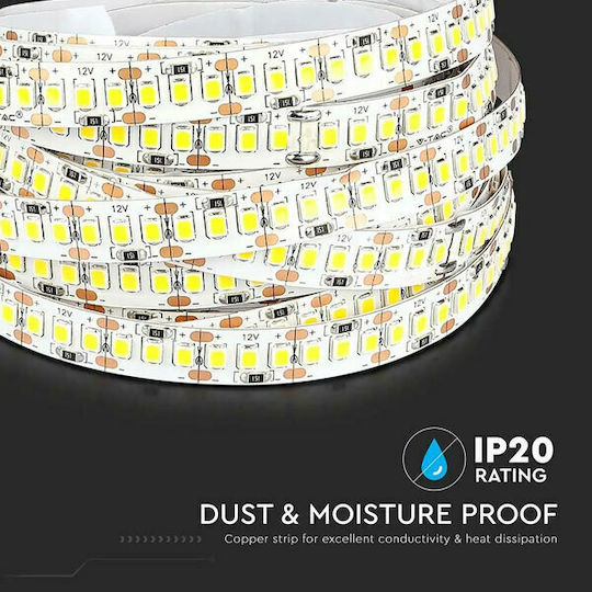 V-TAC LED-Streifen 12V Kaltweiß Licht 5m Typ SMD2835