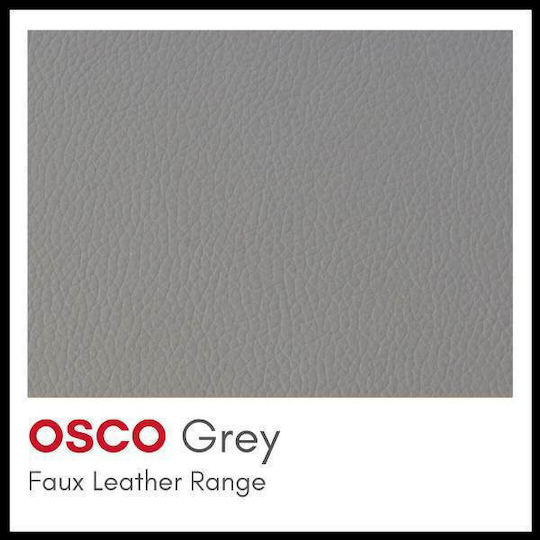 Osco Leather Desktop Drawer 5 Number of Spit 25x33.5x31cm Gray