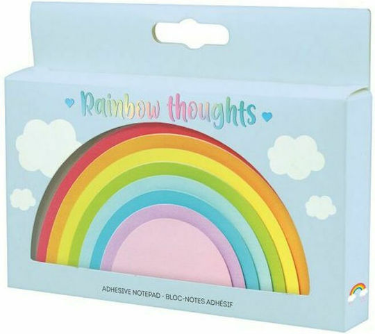 Legami Milano Haftnotizen im Würfel 12x1.7Stück Sticky Notes Rainbow