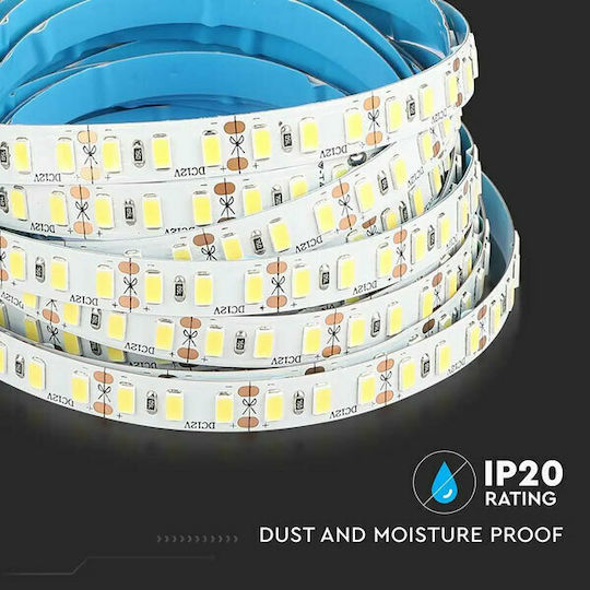 V-TAC LED Strip 12V Cold White Light 5m Type SMD5730