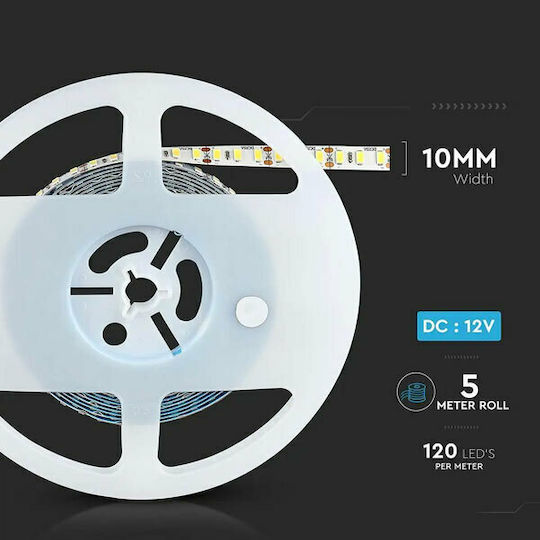 V-TAC LED Strip 12V Cold White Light 5m Type SMD5730